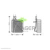 KAGER 94-5701 Evaporator, air conditioning